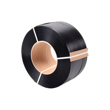 Pac Strapping Products Polypropylene Strapping 1/2W x 6000L x 0.030 Thick 8 x 8 Core Black 48M.60.2160